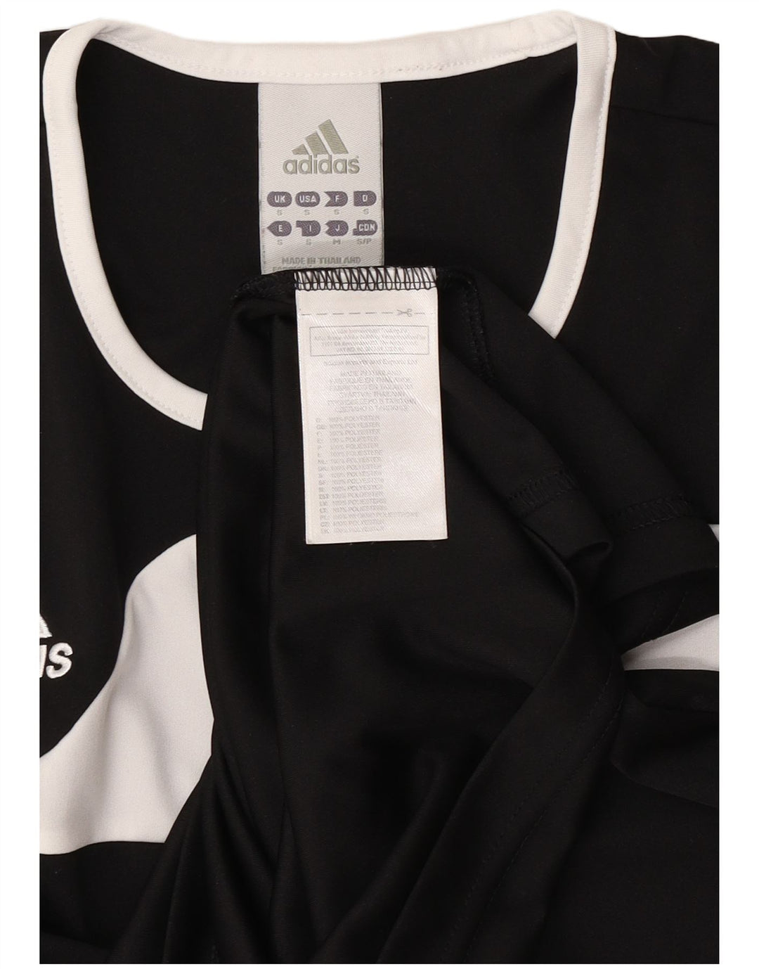 Adidas Herren Climalite T-Shirt Top Small Schwarz Colourblock Polyester