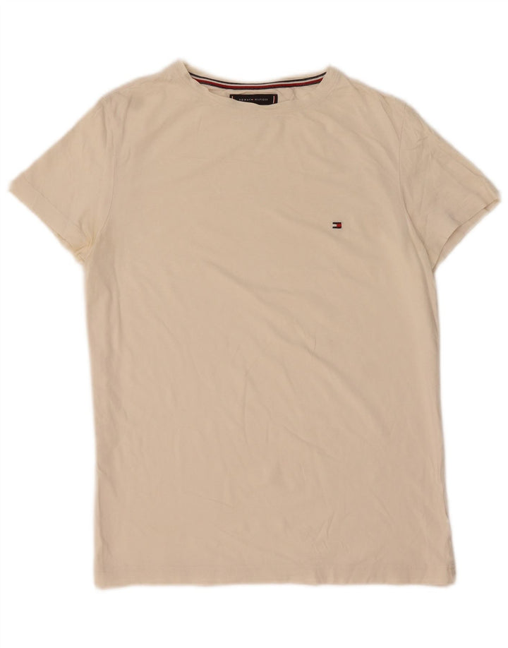 TOMMY HILFIGER Herren T-Shirt Top Small Off White
