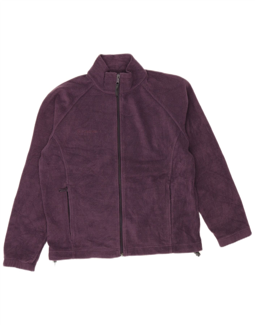 COLUMBIA Damen Übergroße Fleecejacke UK 16 Large Lila Polyester