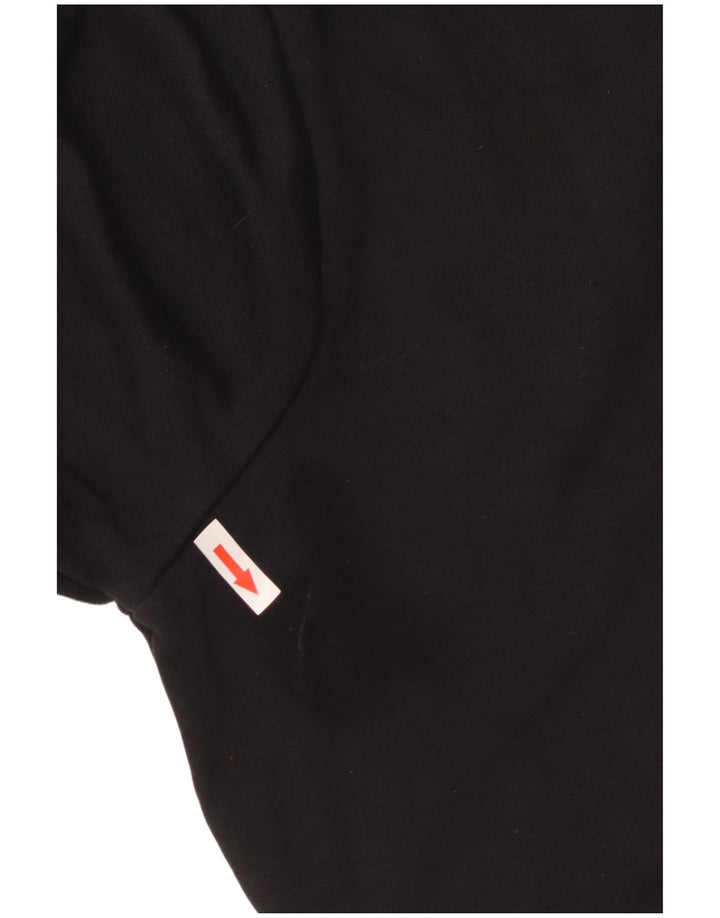 NIKE Damen-Sweatshirt mit übergroßem Crop-Grafikmotiv, Gr. 14, mittelschwarz