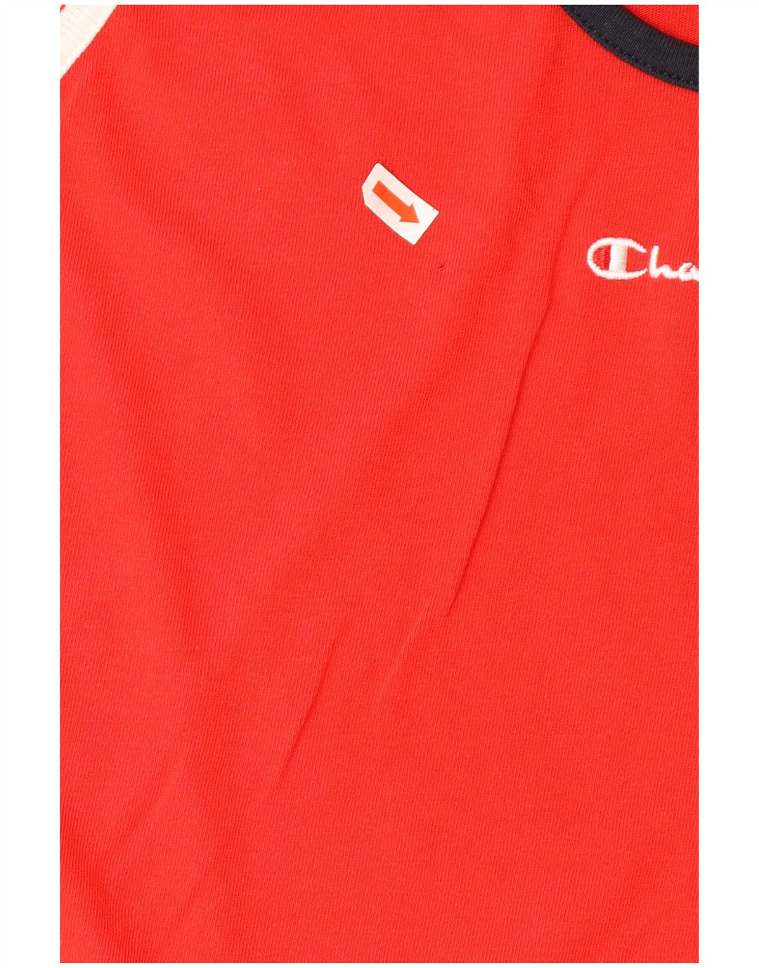CHAMPION Herren Grafik-Weste-Top XL aus roter Colourblock-Baumwolle