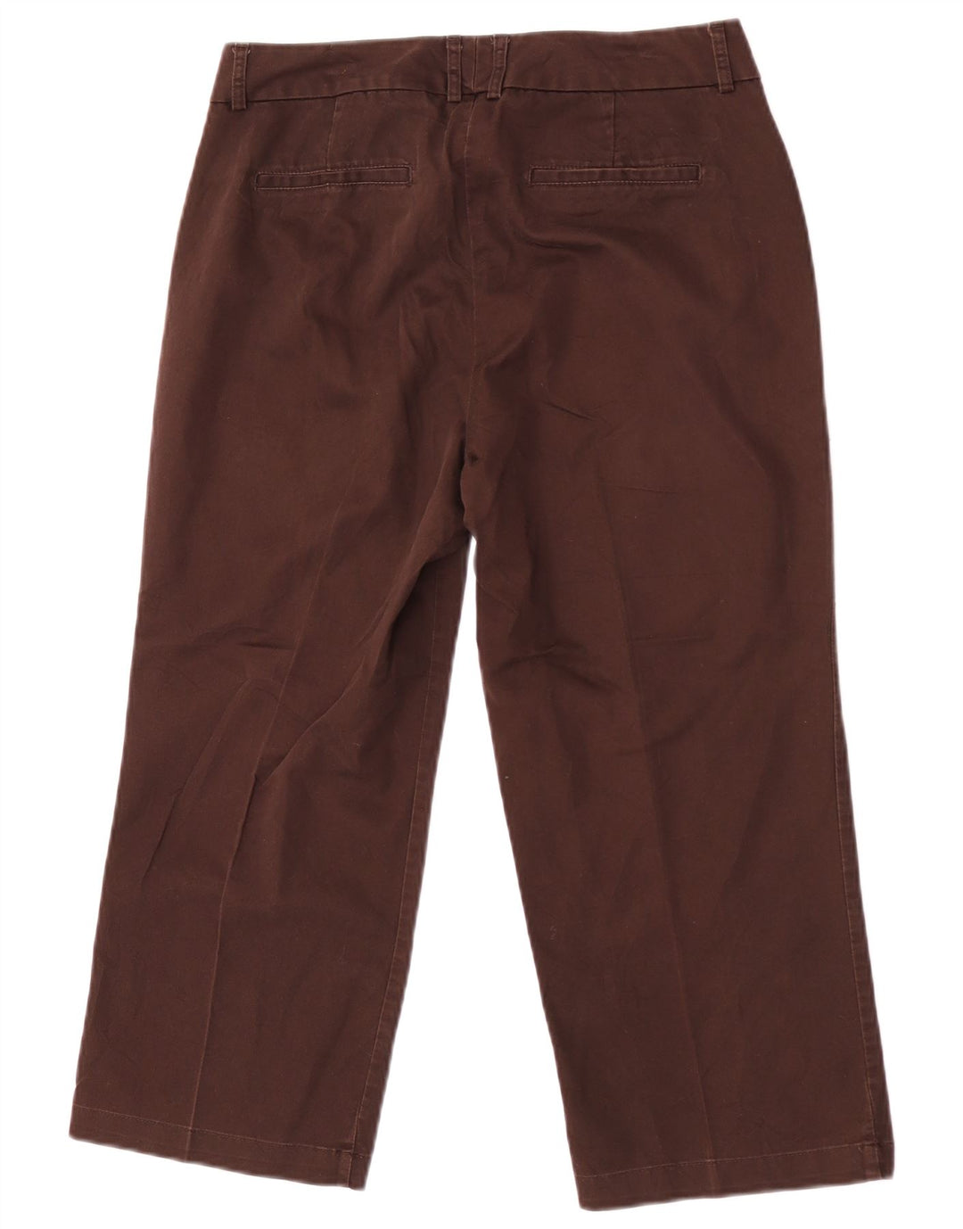 Dockers Damen Mid Rise Curvy Capri-Hose US 6 Medium W30 L22 Braun