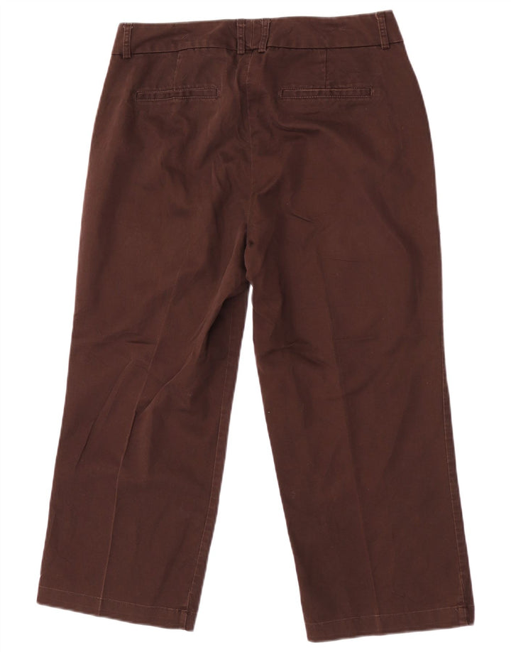 Dockers Damen Mid Rise Curvy Capri-Hose US 6 Medium W30 L22 Braun