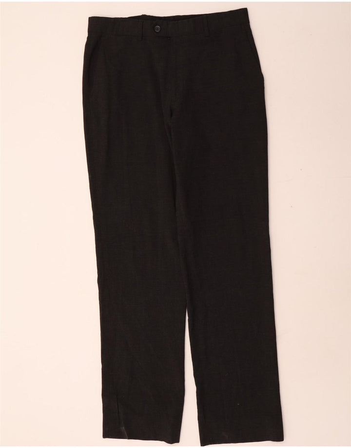 Gerade Anzughose für Herren von Zara, EU 42, Größe L, W32, L33, Grau, Polyester
