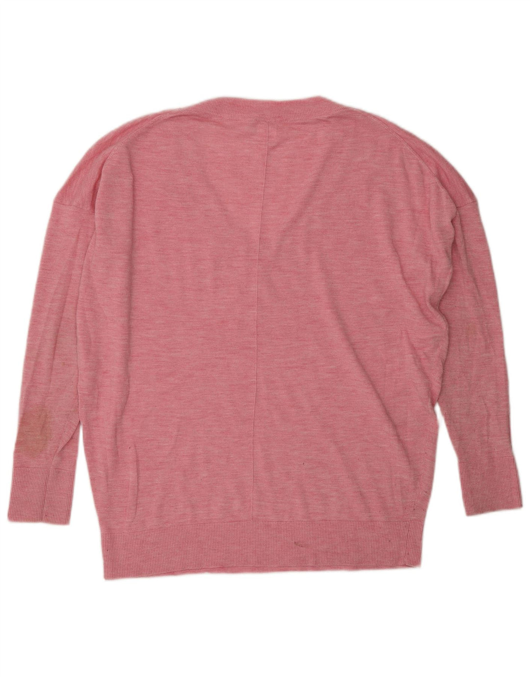 JOHN LEWIS Damen-Pullover, übergroß, V-Ausschnitt, Gr. 10, Größe S, Rosa