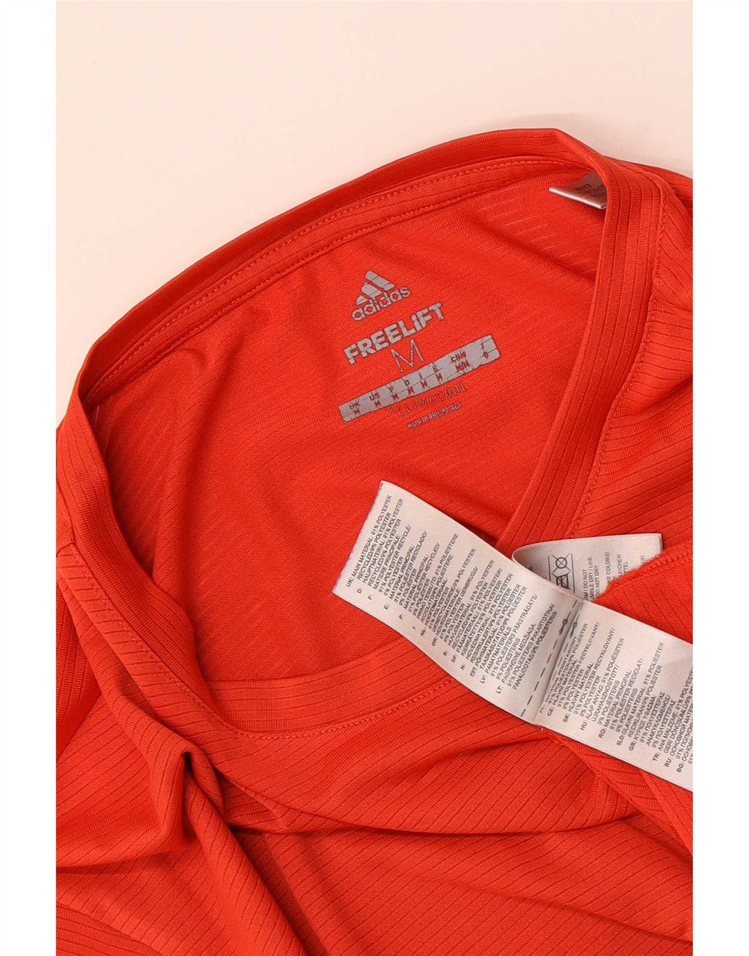Adidas Herren Climacool T-Shirt Top Mittelrotes Polyester