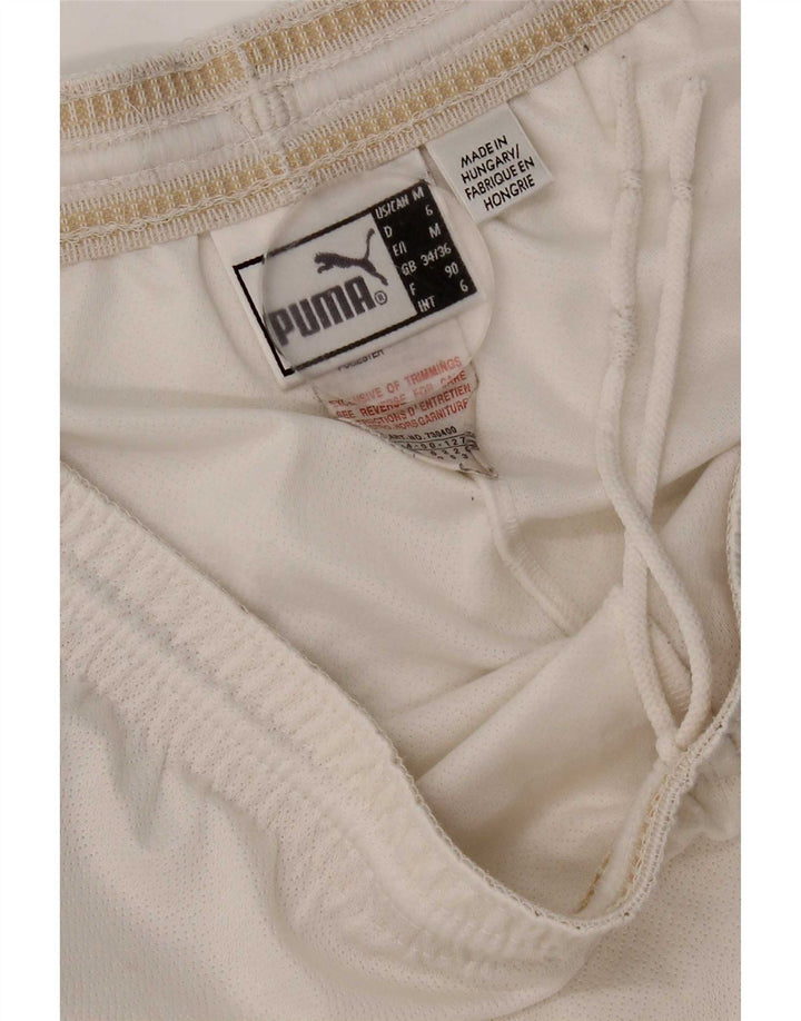 Puma Herren S.S. Lazio Sport Shorts Large Weiß Polyester