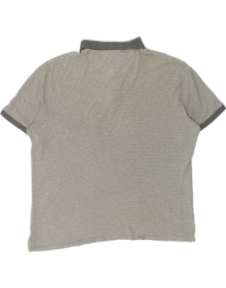 CALVIN KLEIN Mens Polo Shirt Large Grey Cotton | Vintage Calvin Klein | Thrift | Second-Hand Calvin Klein | Used Clothing | Messina Hembry 
