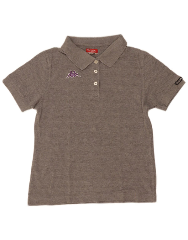Kappa Damen Poloshirt UK 12 Mittelgrau