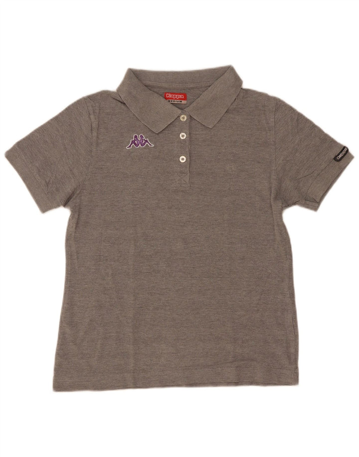 Kappa Damen Poloshirt UK 12 Mittelgrau