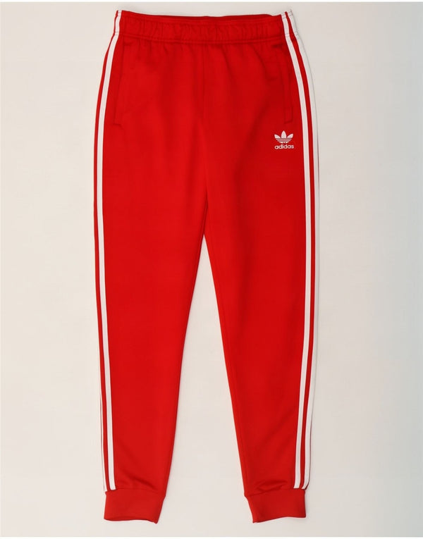 Adidas Jungen-Trainingshose, Jogginghose, 14–15 Jahre, Rot