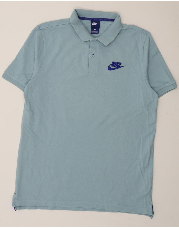 NIKE Mens Polo Shirt Large Blue Cotton Vintage Nike and Second-Hand Nike from Messina Hembry 