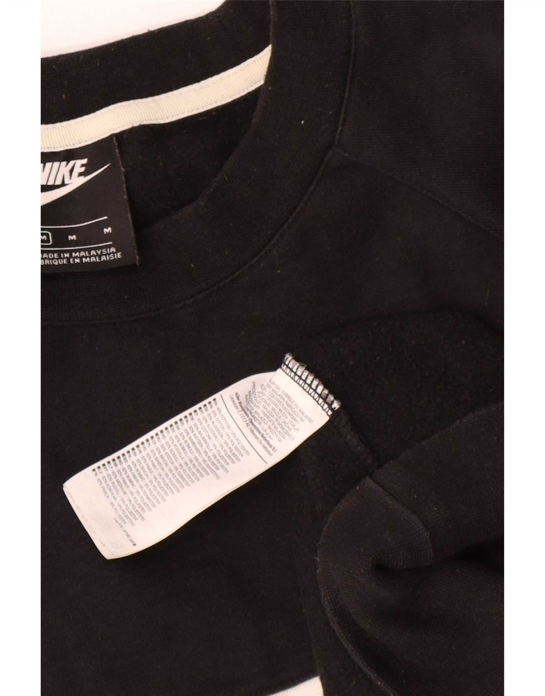 Nike Herren-Sweatshirt mit Grafik, mittelschwarz, Baumwolle