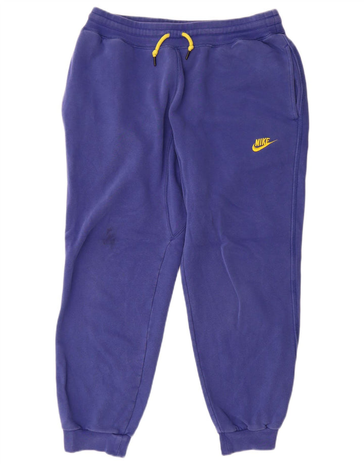 Nike Herren-Trainingshose, Jogginghose, mittelblaue Baumwolle