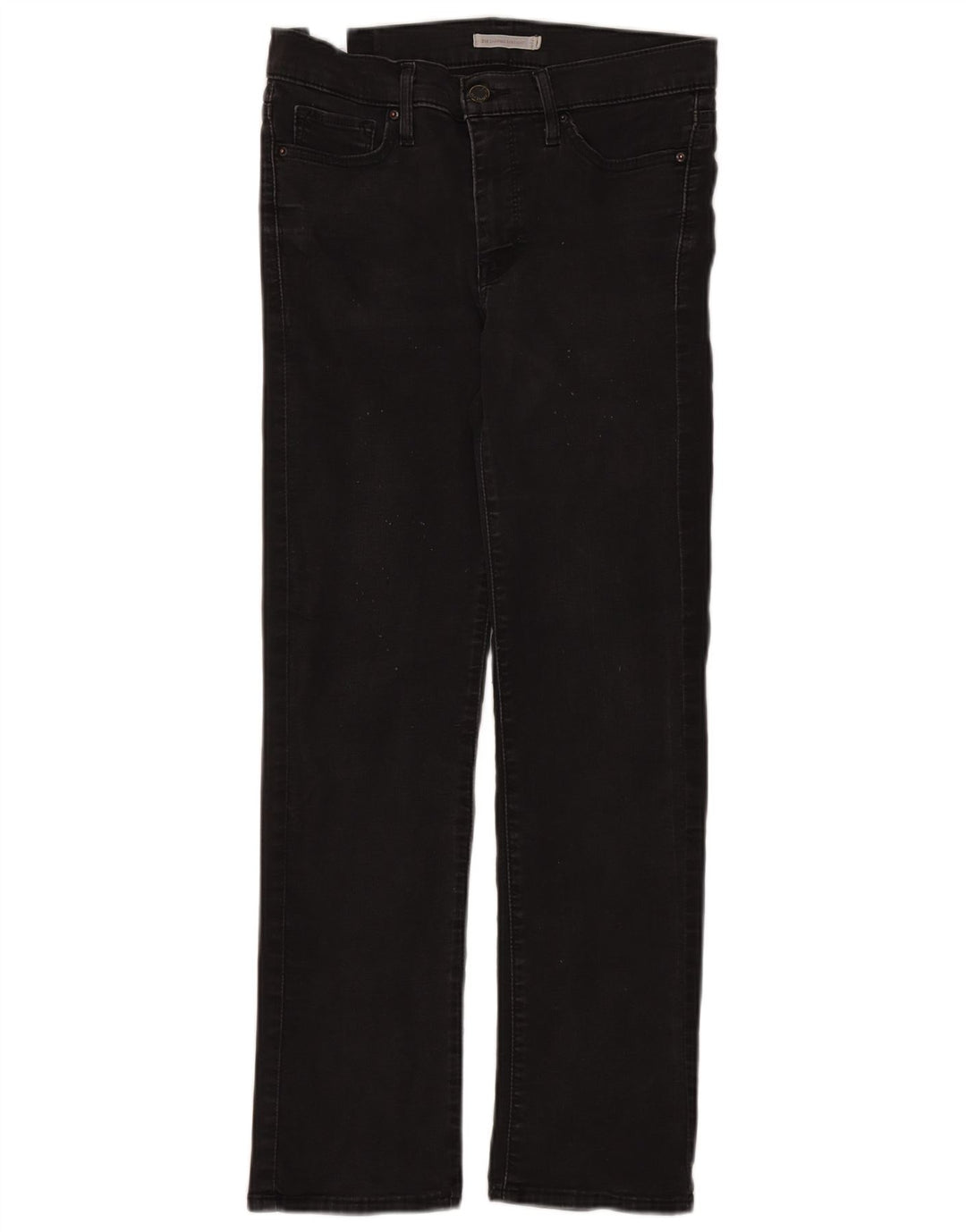 Levi's Damen 314 Shaping Denim Shorts W29 L28 Schwarze Baumwolle