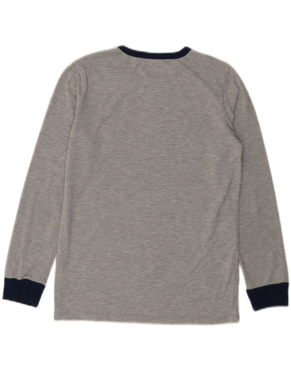 Eddie Bauer Langarmshirt mit Grafik für Jungen, 10–11 Jahre, Mittelgrau gefleckt