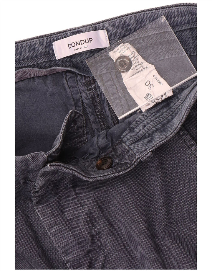 Dondup Slim Chino-Hose für Herren, W30, L32, Blau, Baumwolle