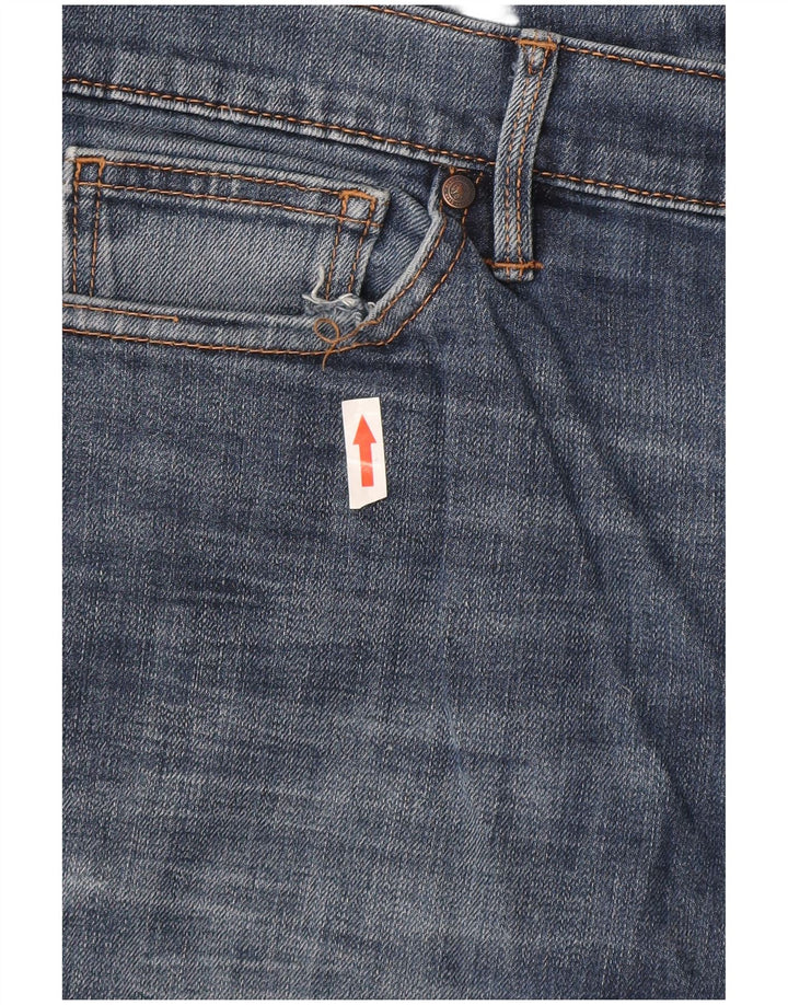 Marks & Spencer Herren Blue Harbor Straight Jeans W40 L33 Blaue Baumwolle