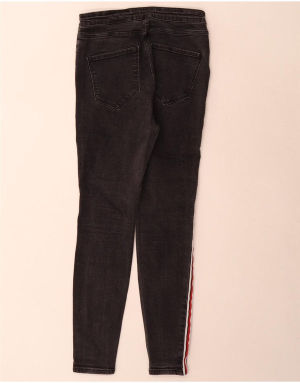 Zara Womens Trafaluc Skinny Jeans EU 40 Medium W30 L28 Grey Striped