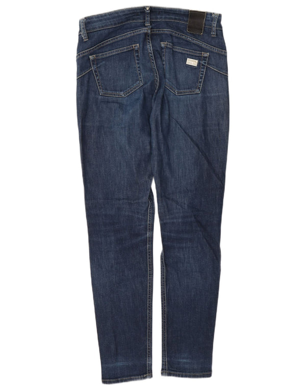 Liu Jo Damen Mid Rise Slim Jeans W28 L32 Marineblaue Baumwolle
