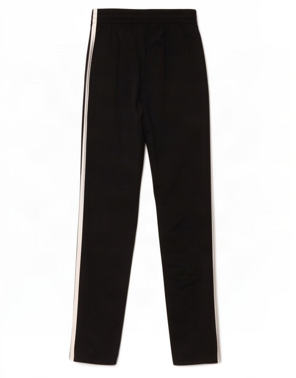 Adidas Boys Tracksuit Trousers 12-13 Years Large Black Polyester