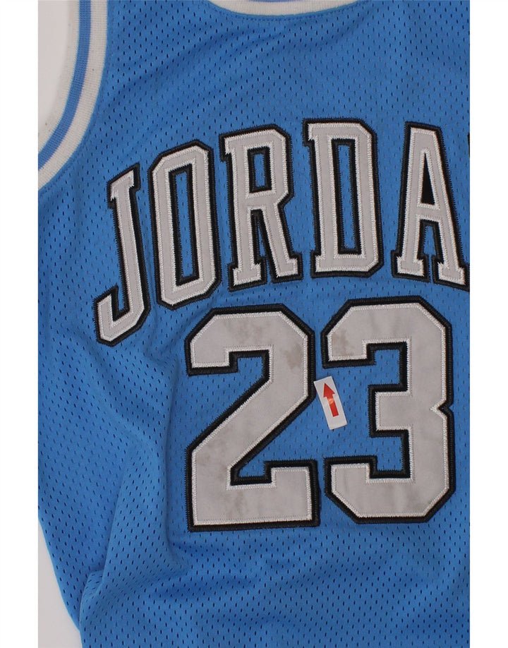 Jordan Jungen Michael Jordan Grafik-Jersey-Oberteil, 8–9 Jahre, blaues Polyester