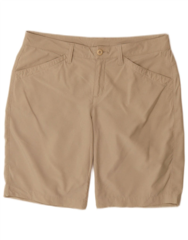 Eddie Bauer Damen Freizeitshorts US 10 Large W32 Beige Polyester