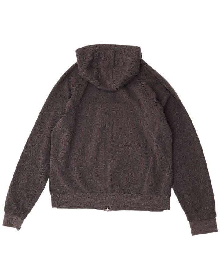 Jordan Herren-Kapuzenpullover mit Reißverschluss, groß, graue Baumwolle