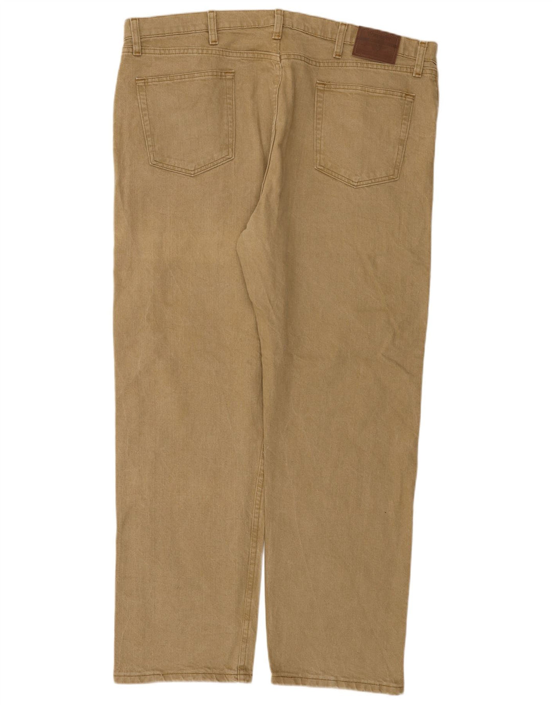 Wrangler Herren Regular Fit Straight Jeans W42 L30 Beige Baumwolle