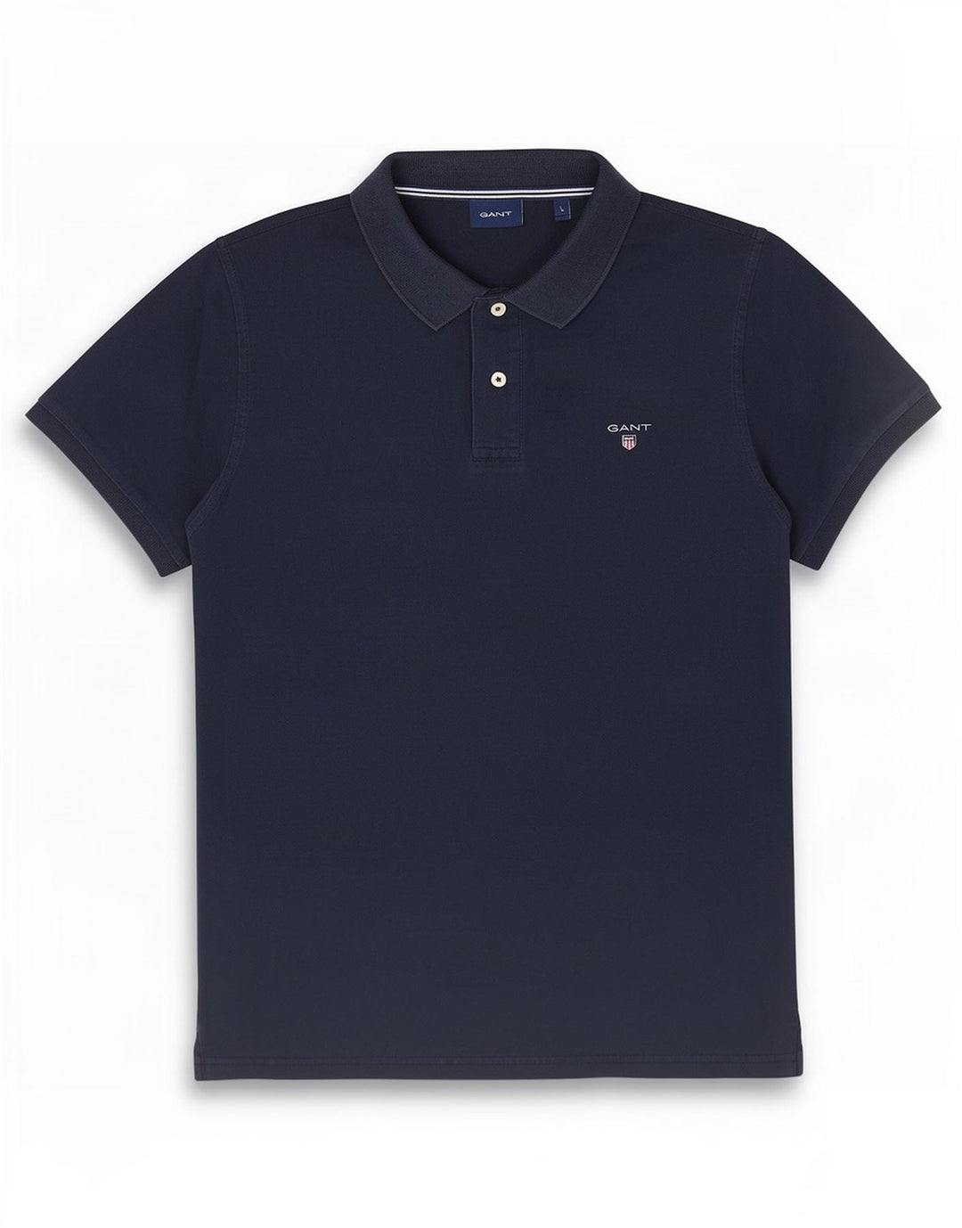 Gant Herren-Poloshirt, groß, marineblau, Baumwolle