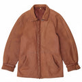 Vintage Damen Lederjacke IT 52 2XL Braun
