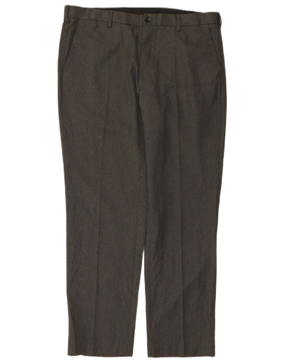 Marks & Spencer Herren-Anzughose mit gerader Passform, gerade Passform, W38, L31, Grau
