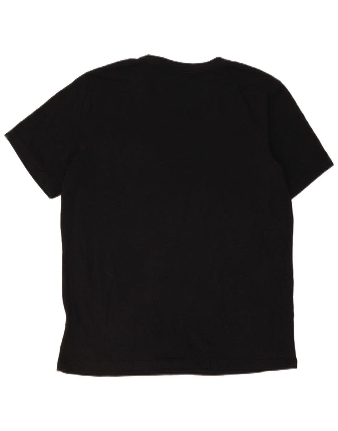 Nike Herren Dri Fit T-Shirt Top Large Schwarz Baumwolle