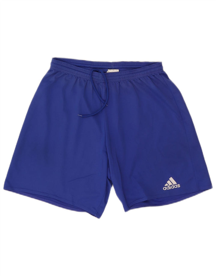 Adidas Herren Climalite Sport Shorts Mittelblau Polyester Sport