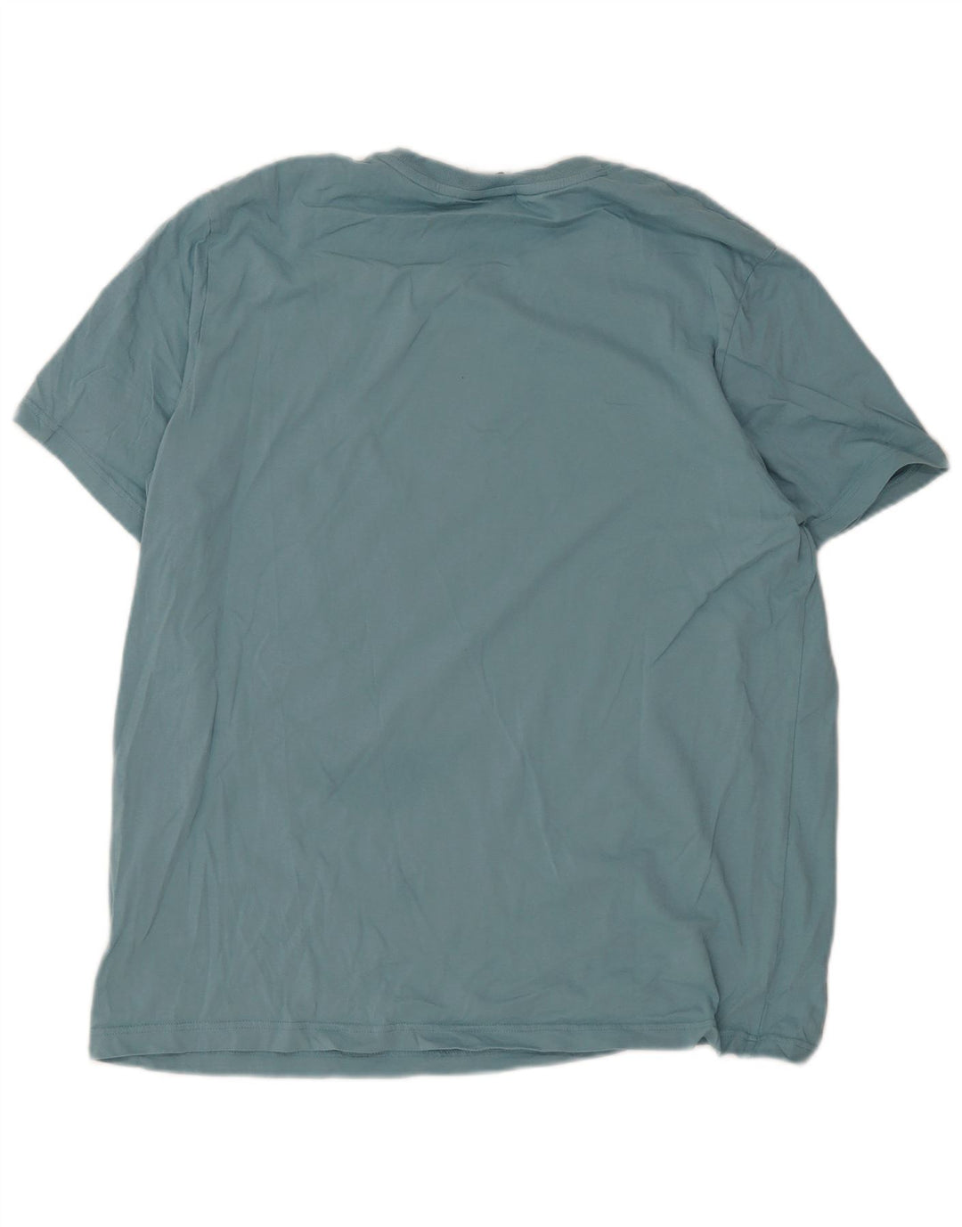 Nike Herren Grafik T-Shirt Top 2XL Blau Baumwolle