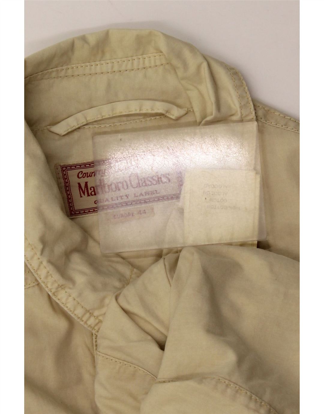 Marlboro Classics Damen Utility-Jacke EU 44 XL Beige Baumwolle