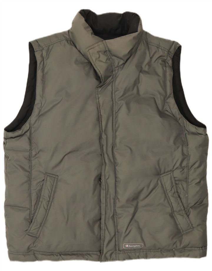Champion Herren Reversible Wattierte Weste UK 42 XL Grau