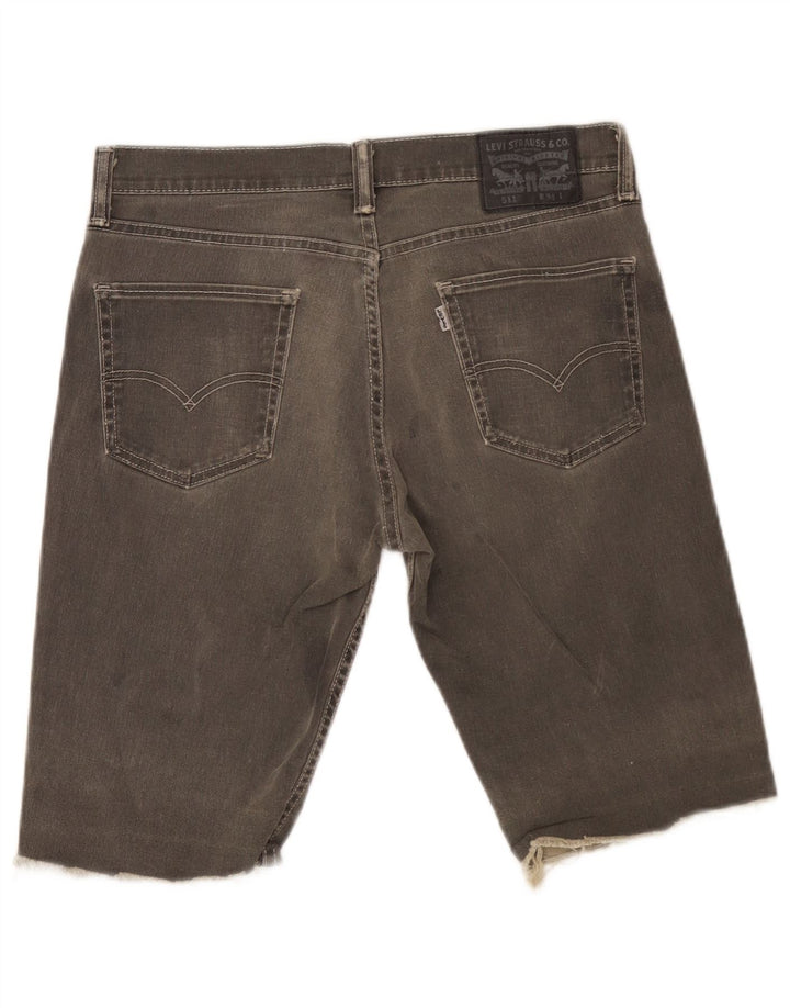 Levi's Herren-Jeansshorts, W34, groß, graue Baumwolle