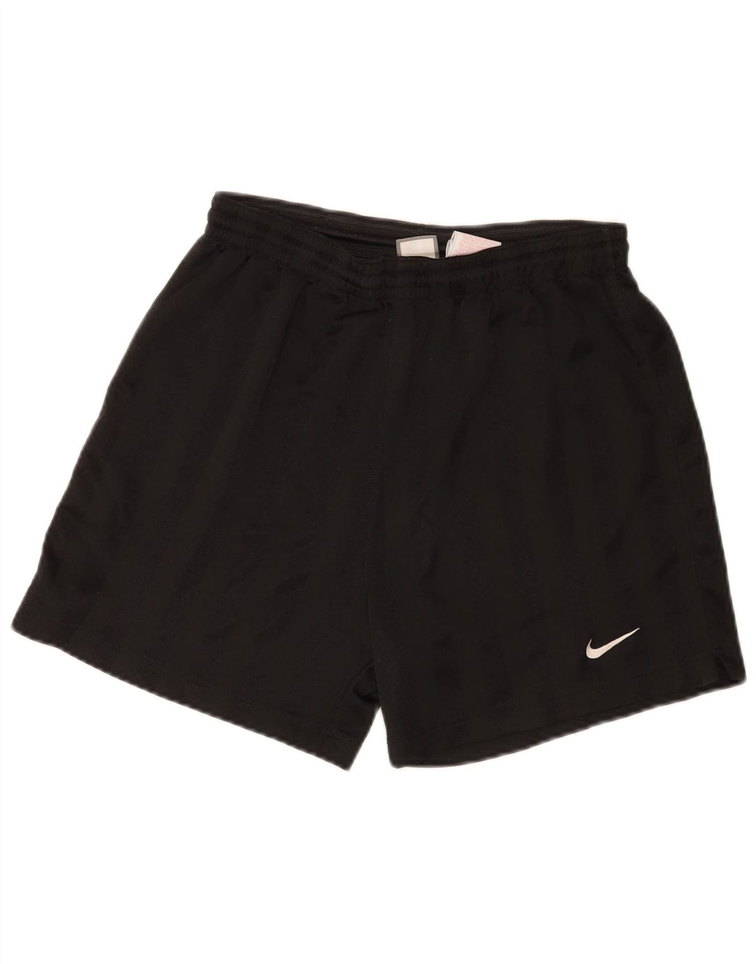 Nike Herren-Sportshorts, mittelgroß, schwarzes Nadelstreifen-Polyester