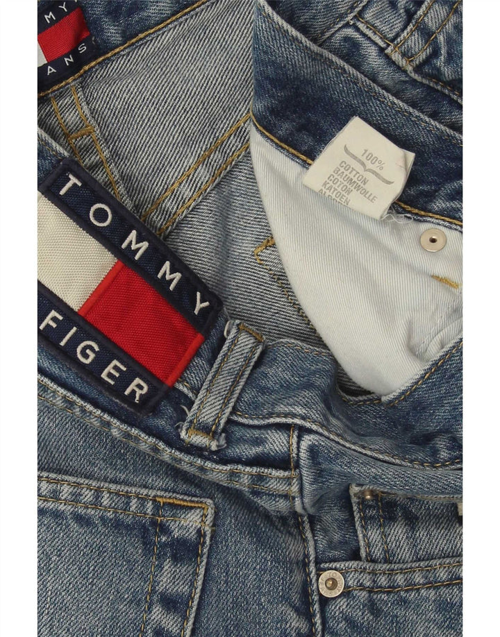 Tommy Hilfiger Herren Straight Jeans W30 L30 Blaue Baumwolle