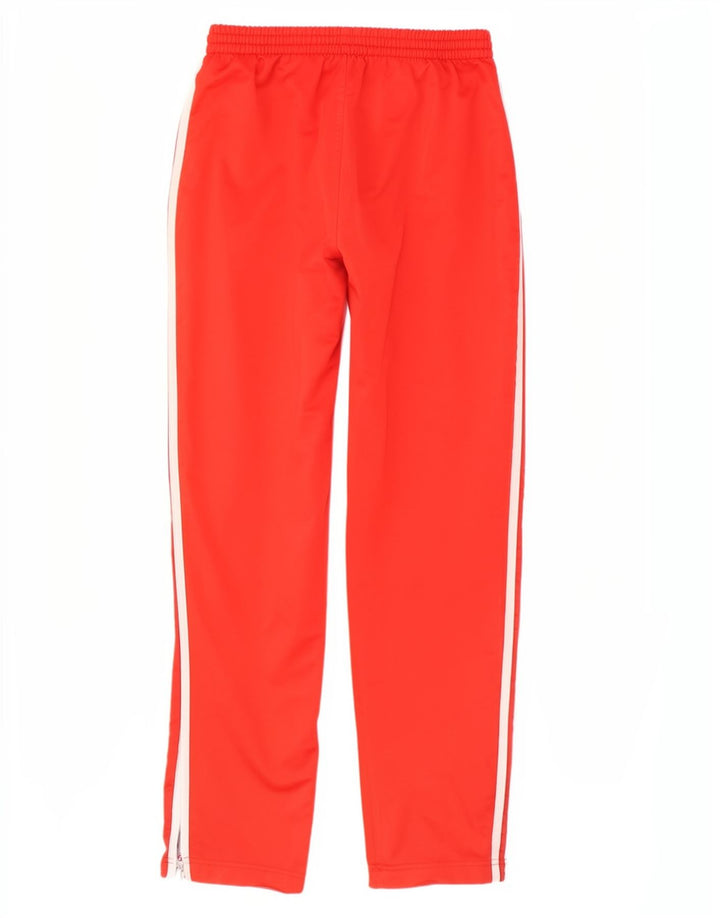 Adidas Herren-Trainingshose aus mittelrotem Polyester