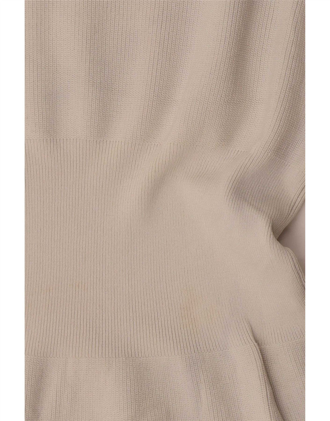 Zara Damen Top Langarm UK 10 Small Beige