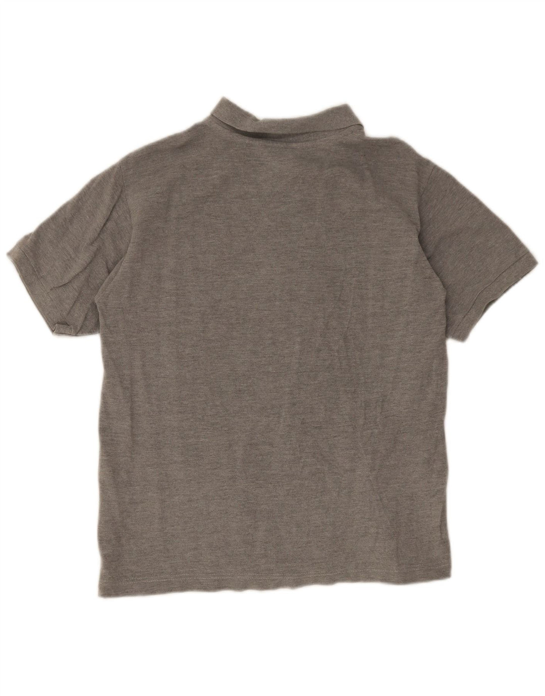 Kappa Herren-Poloshirt, klein, grau gefleckte Baumwolle