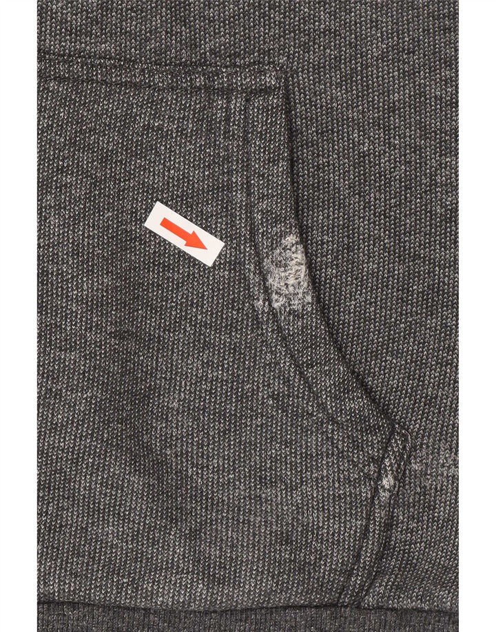 Superdry Herren Kapuzenpullover XL aus grauer Baumwolle
