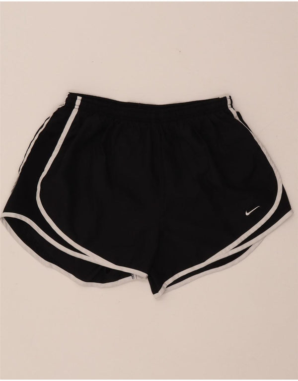 NIKE Damen Dri Fit Sport Shorts UK 14 Large Schwarz