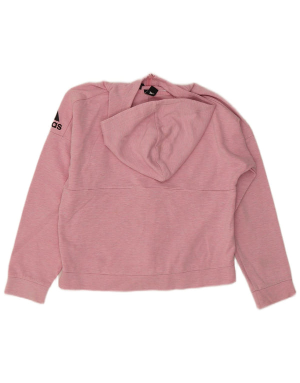 Adidas Mädchen Graphic Zip Hoodie Pullover 11-12 Jahre Rosa