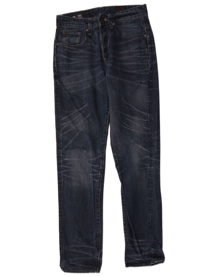 G-Star Damen 3301 Tapered Jeans W29 L34 Marineblau