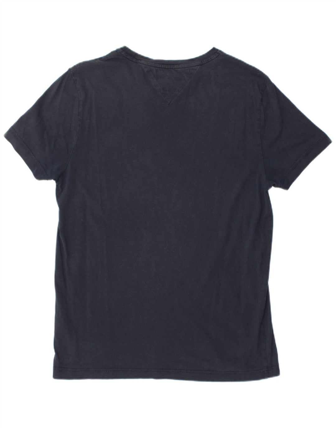 Tommy Hilfiger Herren-T-Shirt mit Grafik, mittelmarineblaue Baumwolle