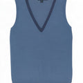 Boden Damen Tanktop UK 10 Small Blau Baumwolle