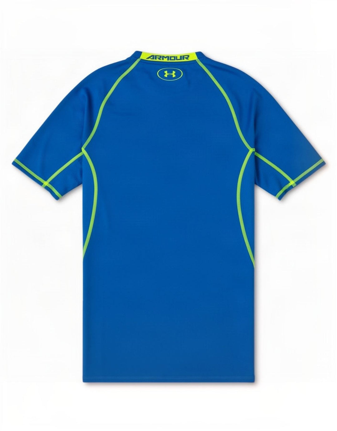 Under Armour Herren Heat Gear T-Shirt Top Mittelblaues Polyester